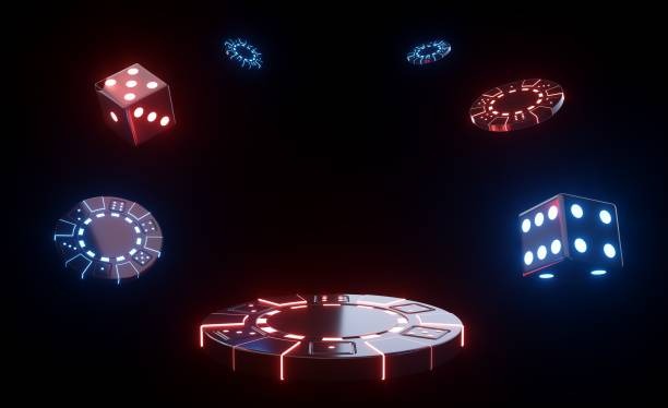 Caribbean Stud Poker settlement screen showing winning hand and payout on growdice